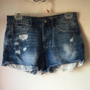 Aeropostale high waisted aero cheeky Jean shorts